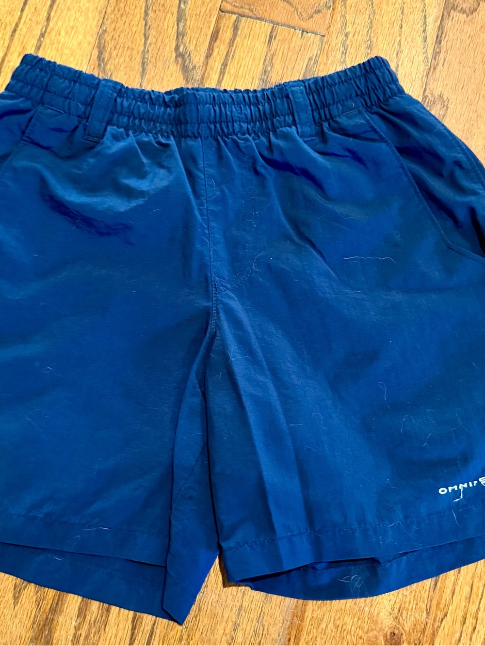 Columbia Navy Blue Kids' Elastic-Waist Shorts